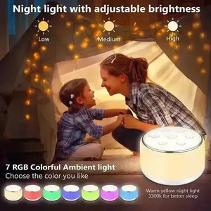 Glow-in-Dark Sleep Training Speaker - Bear Hugs