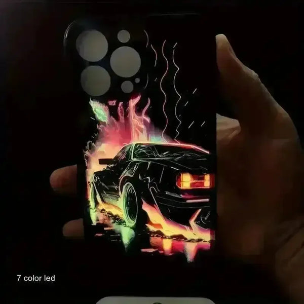 Glowing Car LED Smart Voice Controlled Cover (For iPhone) - Bear Hugs