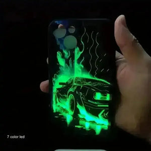 Glowing Car LED Smart Voice Controlled Cover (For iPhone) - Bear Hugs