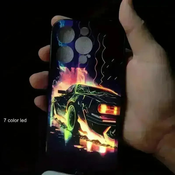 Glowing Car LED Smart Voice Controlled Cover (For iPhone) - Bear Hugs
