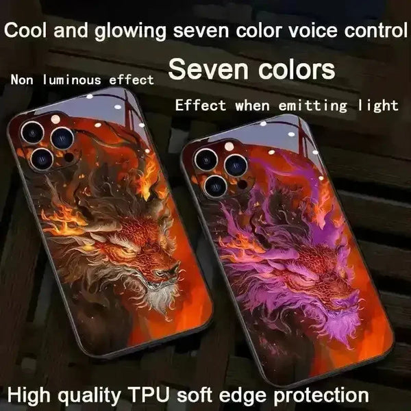 Glowing Dragon Smart Voice Controlled Cover (For iPhone) - Bear Hugs