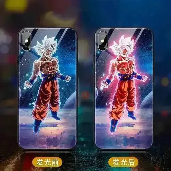 Glowing Goku Voice Controlled Smart LED Cover (For iPhone) - Bear Hugs