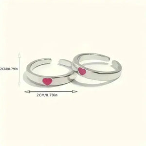 Glowing Heart Adjustable Ring - Bear Hugs