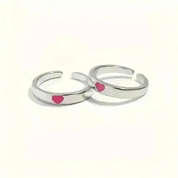 Glowing Heart Adjustable Ring - Bear Hugs