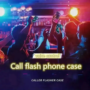 Glowing LED Circle Smart Voice Controlled Cover (For iPhone) - Bear Hugs