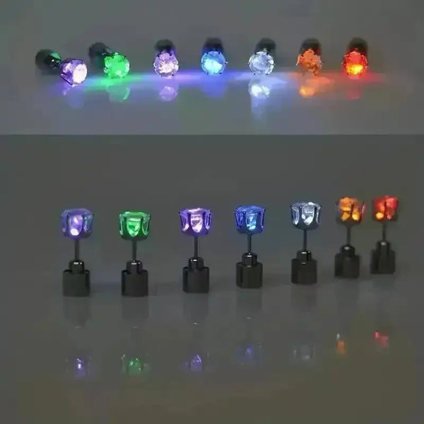 Glowing LED Earrings - Bear Hugs