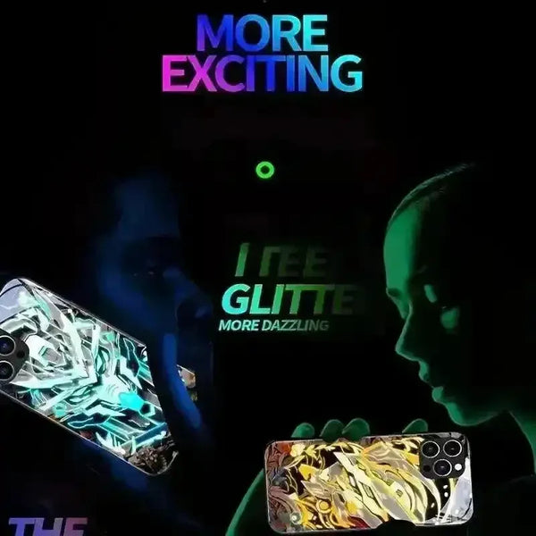 Glowing LED Transformers Smart Voice Controlled Cover (For iPhone) - Bear Hugs