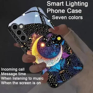 Glowing Moon and Stars Smart Cover (For Samsung) - Bear Hugs