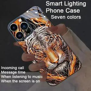 Glowing Tiger LED Smart Voice Controlled Cover (For iPhone) - Bear Hugs