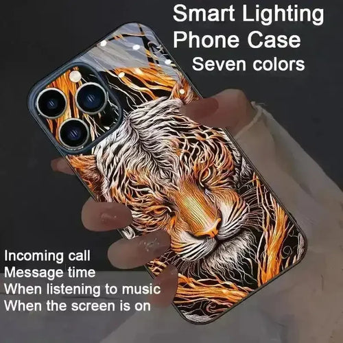 Glowing Tiger LED Smart Voice Controlled Cover (For Samsung) - Bear Hugs