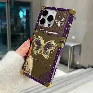 Gold Plated Butterfly Phone Case (For iPhones) - Bear Hugs