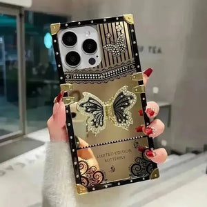 Gold Plated Butterfly Phone Case (For iPhones) - Bear Hugs