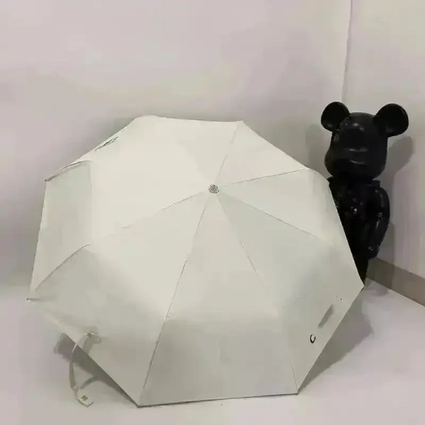 Golden Rose Luxury Tri-Fold Umbrella - Bear Hugs