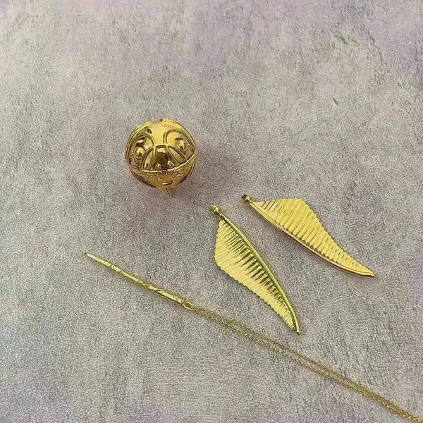 Golden Snitch Proposal Ring Box - Bear Hugs
