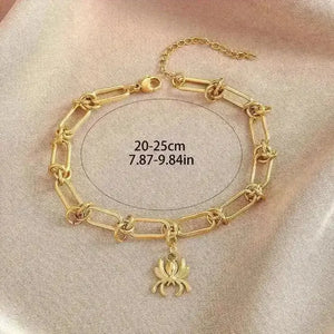 Golden Spider Stainless Steel Bracelet - Bear Hugs
