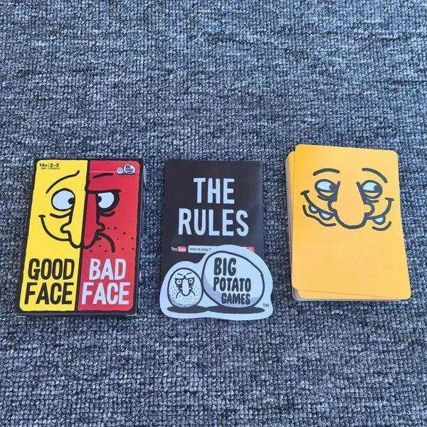 Good Face Bad Face Card Game - Bear Hugs