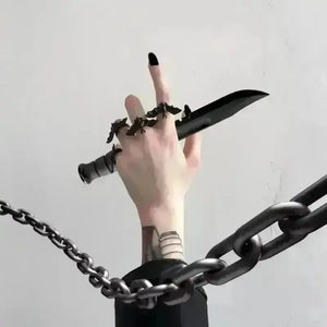 Gothic Bat Ring - Bear Hugs