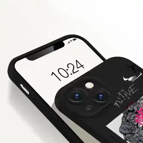 Graffiti Art Aesthetic Soft Phone Case (For iPhones) - Bear Hugs