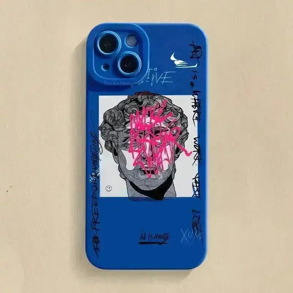 Graffiti Art Aesthetic Soft Phone Case (For iPhones) - Bear Hugs