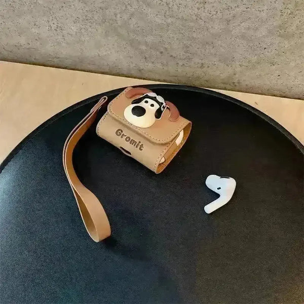Gromit Pilot Dog Case (For Airpods) - Bear Hugs