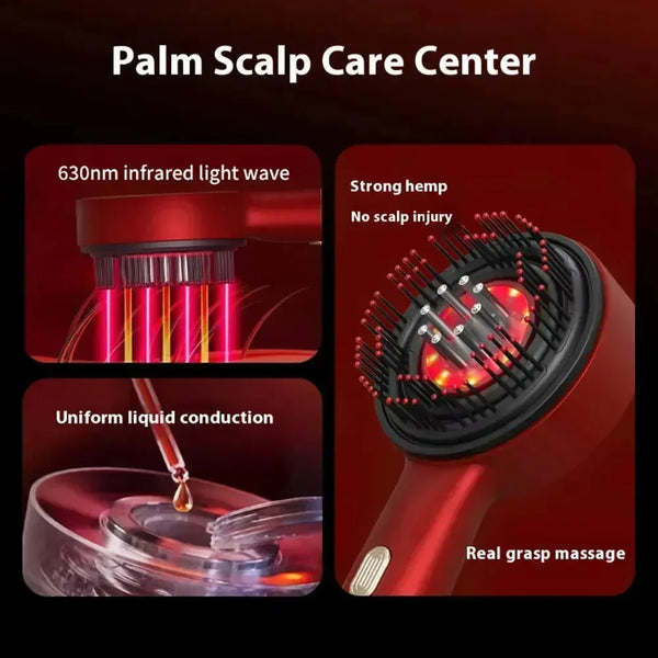 Growth Genesis Red Light Therapy Massage Comb - Bear Hugs