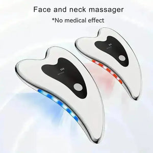 Gua Sha Red and Blue Light Facial Massager - Bear Hugs