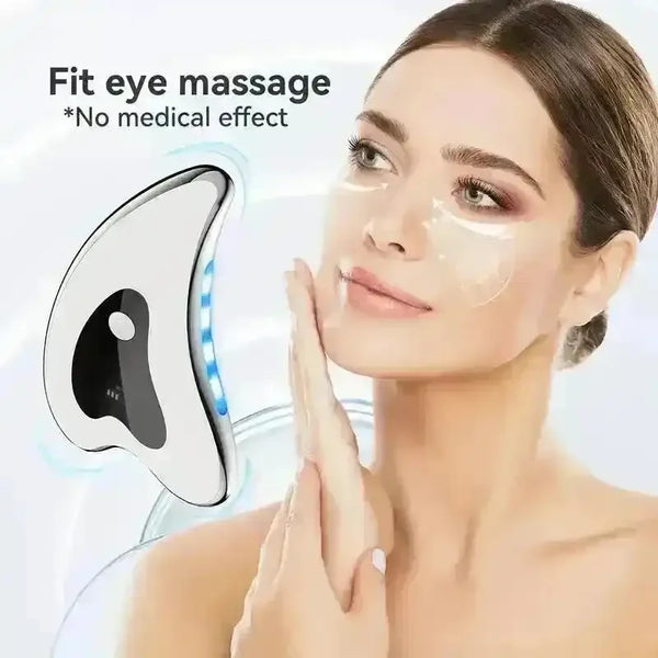 Gua Sha Red and Blue Light Facial Massager - Bear Hugs