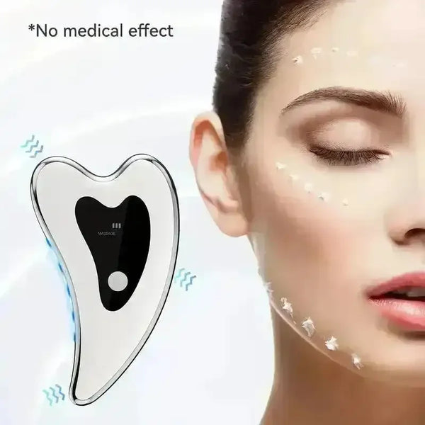 Gua Sha Red and Blue Light Facial Massager - Bear Hugs