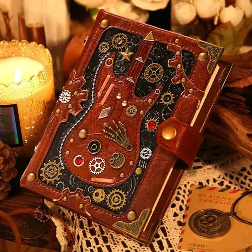 Guitar Embossed Premium Notebook - Bear Hugs