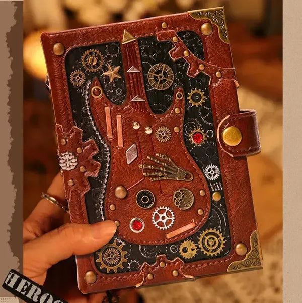 Guitar Embossed Premium Notebook - Bear Hugs