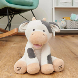 Gund Buttermilk the Cow Interactive Plushie - Bear Hugs