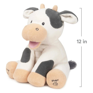Gund Buttermilk the Cow Interactive Plushie - Bear Hugs