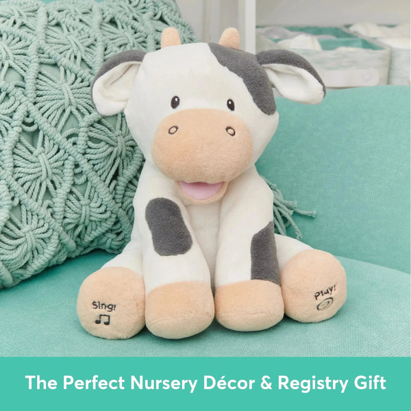 Gund Buttermilk the Cow Interactive Plushie - Bear Hugs