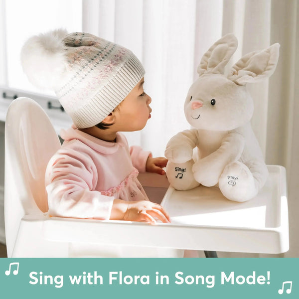 Gund Flora the Bunny Interactive Plushie - Bear Hugs