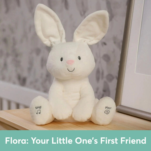Gund Flora the Bunny Interactive Plushie - Bear Hugs