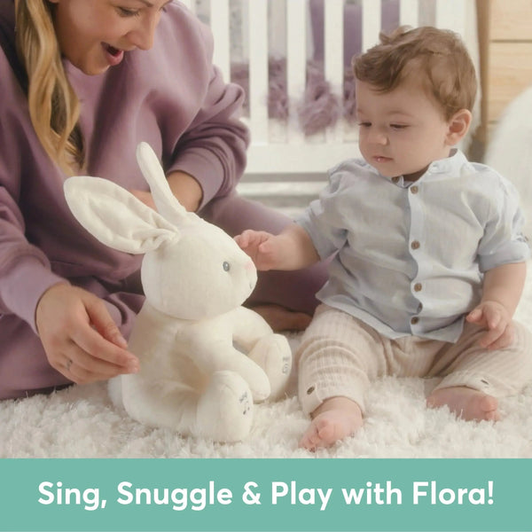 Gund Flora the Bunny Interactive Plushie - Bear Hugs