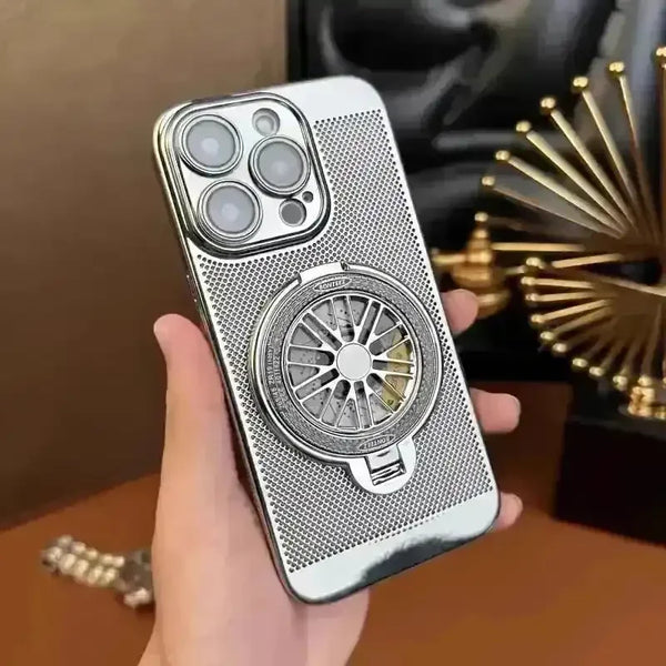 Gyrobracket Electroplate Grid Phone Case (For iPhones) - Bear Hugs