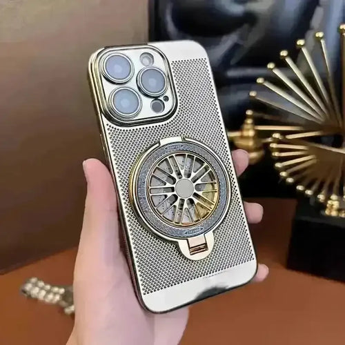 Gyrobracket Electroplate Grid Phone Case (For iPhones) - Bear Hugs