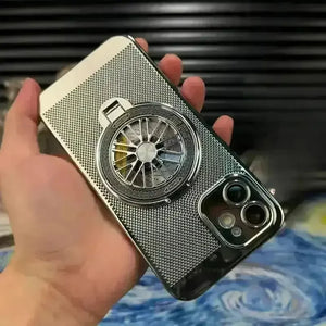 Gyrobracket Electroplate Grid Phone Case (For iPhones) - Bear Hugs
