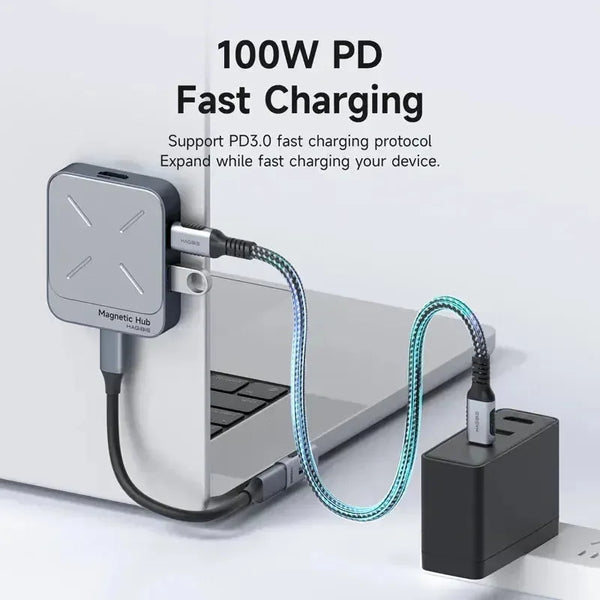 Hagibis Magnetic Type-C Multiport Adapter Docking Station - Bear Hugs