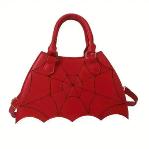 Halloween Bat & Spider Web Crossbody Bag - Bear Hugs