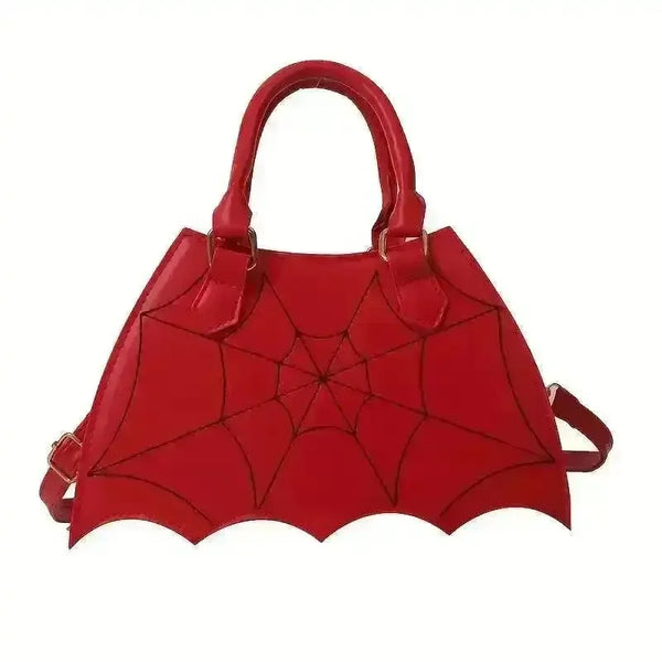 Halloween Bat & Spider Web Crossbody Bag - Bear Hugs
