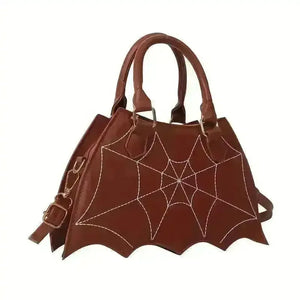 Halloween Bat & Spider Web Crossbody Bag - Bear Hugs