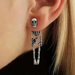 Halloween Skeleton Dangle Earrings - Bear Hugs