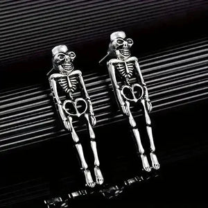 Halloween Skeleton Dangle Earrings - Bear Hugs