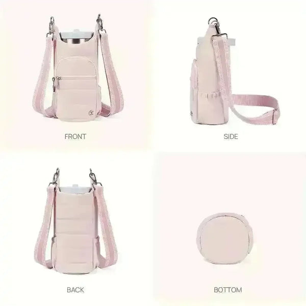 Handy Bottle & Tumbler Carrier Crossbody Bag - Bear Hugs