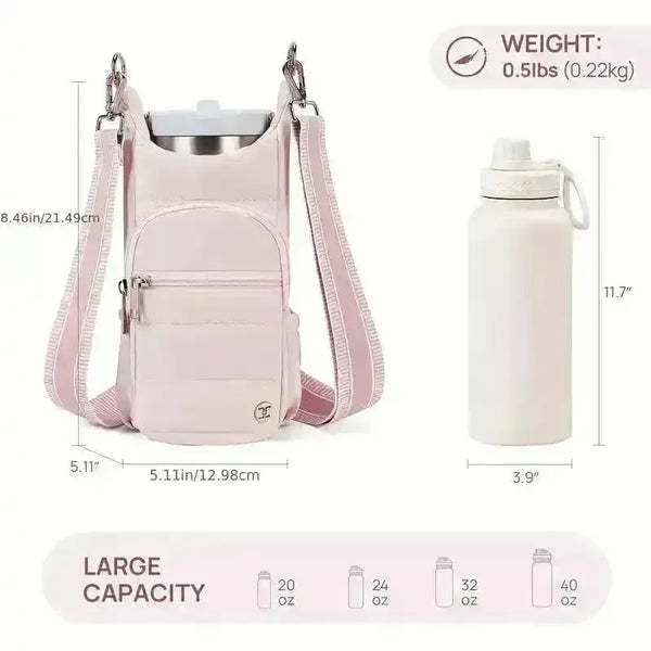 Handy Bottle & Tumbler Carrier Crossbody Bag - Bear Hugs