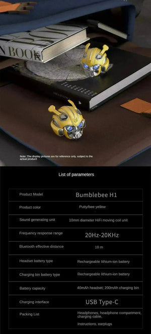 Hasbro x Killerbody KB 60 Bumblebee Helmet Earbuds - Bear Hugs