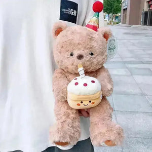 Hat Birthday Bear Plushie (40 cm) - Bear Hugs