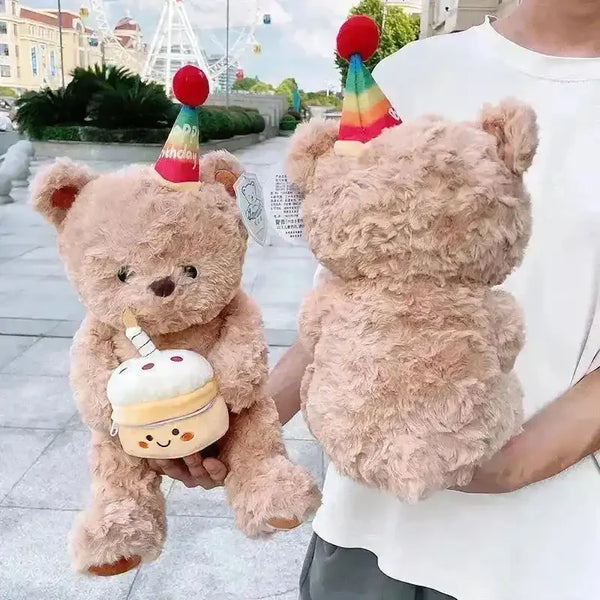 Hat Birthday Bear Plushie (40 cm) - Bear Hugs